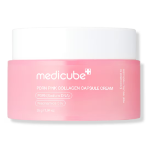 کرم کپسولی کلاژن صورتی PDRN مدیکیو — PDRN Pink Collagen Capsule Cream